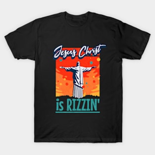 Rizz Master Jesus Christ is Rizzin' Funny Easter 2024 Tee He is Rizzin' T-Shirt